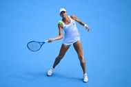 In Picture: Magda Linette in action (Getty)